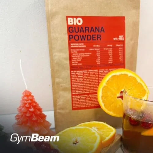 GymBeam Guarana-Pulver Bio 100 g natürliches Koffein