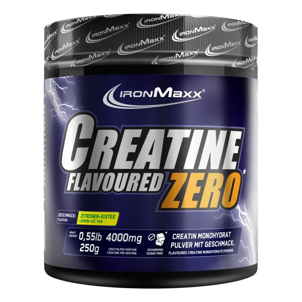 IronMaxx Creatine Flavoured Zero Kreatin Lemon Ice Tea 250g