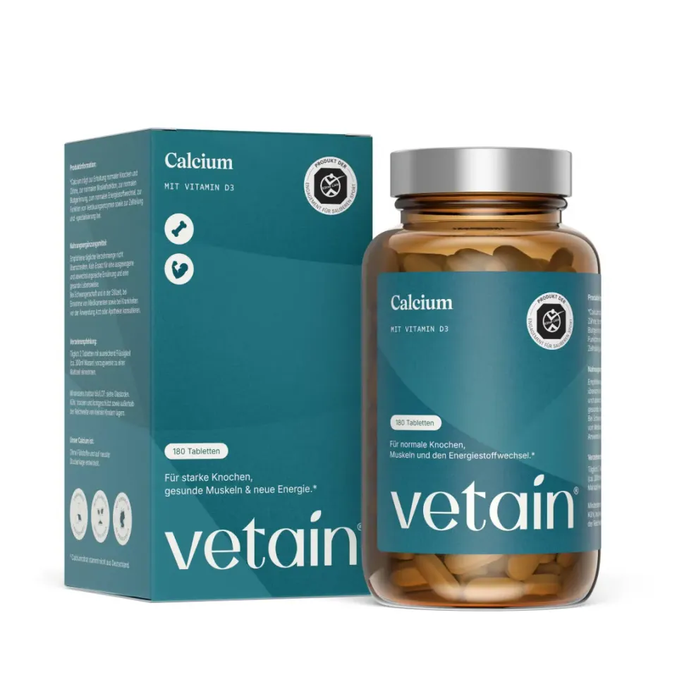 VETAIN Calcium Tabletten 180 Stück Knochen