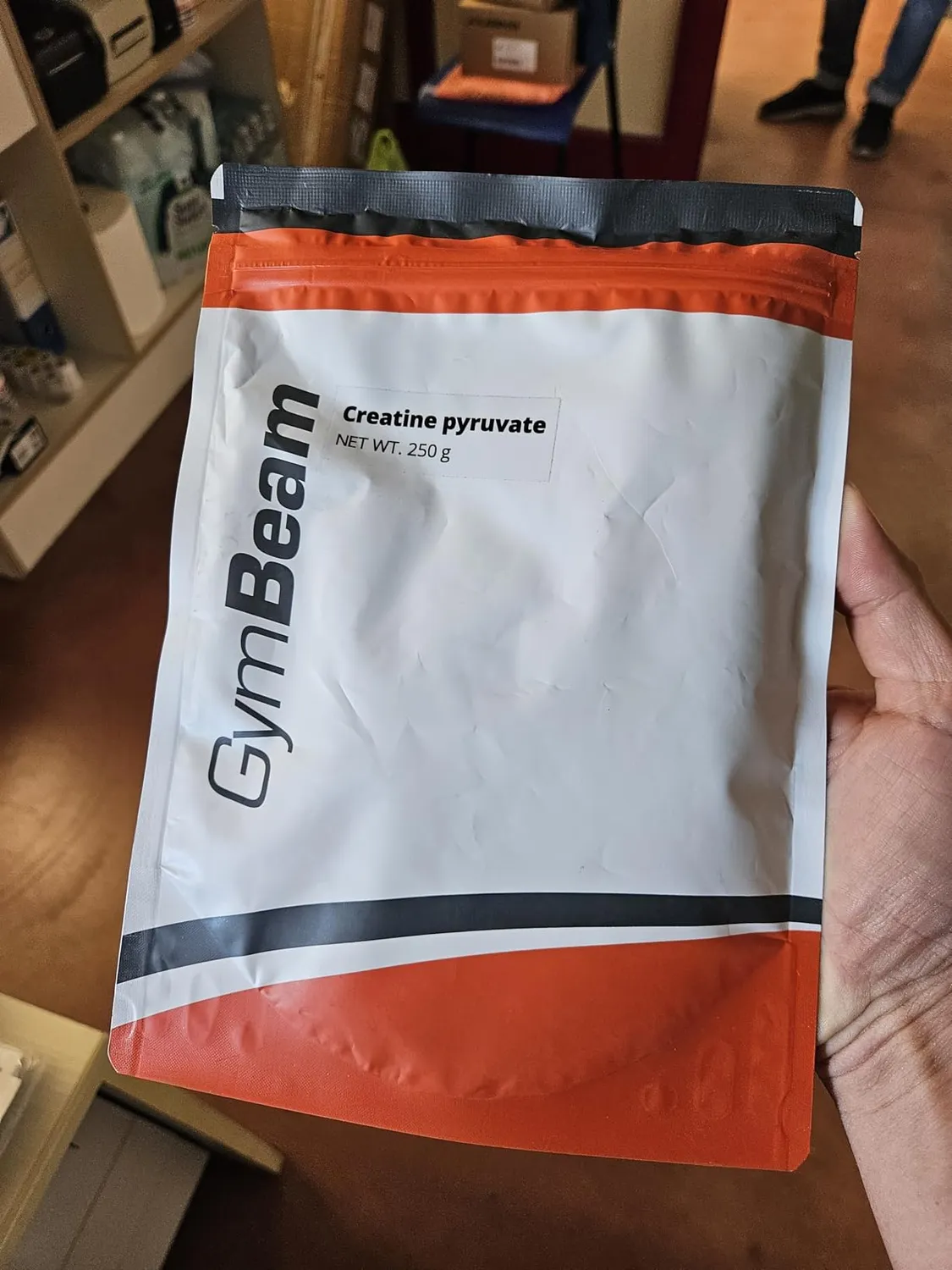 GymBeam Kreatinpyruvat Pulver 250g gut löslich