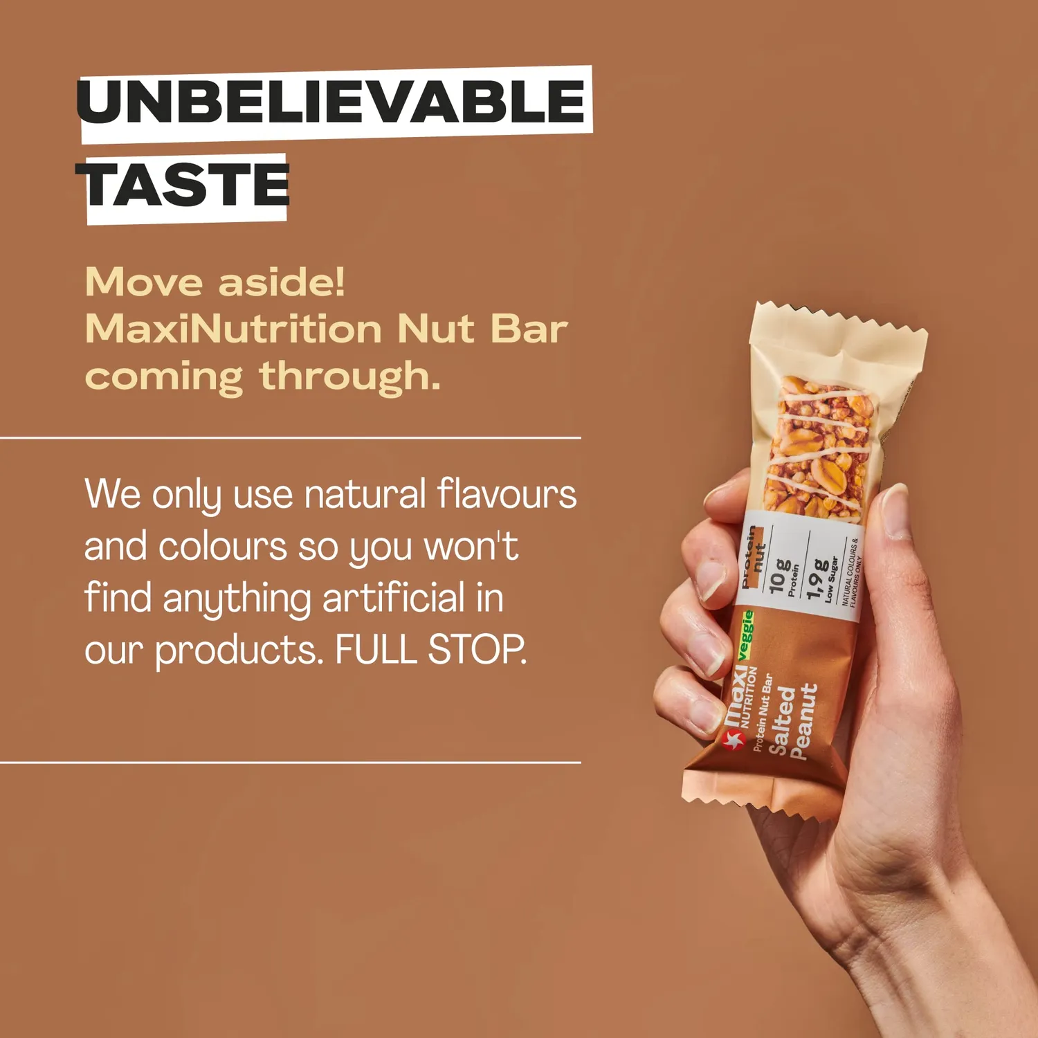 MaxiNutrition Salted Peanut Proteinriegel 18x46g 22% Protein