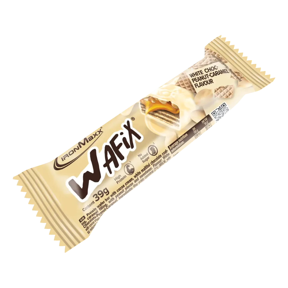 IronMaxx Wafix Proteinriegel White Peanut Caramel 39g
