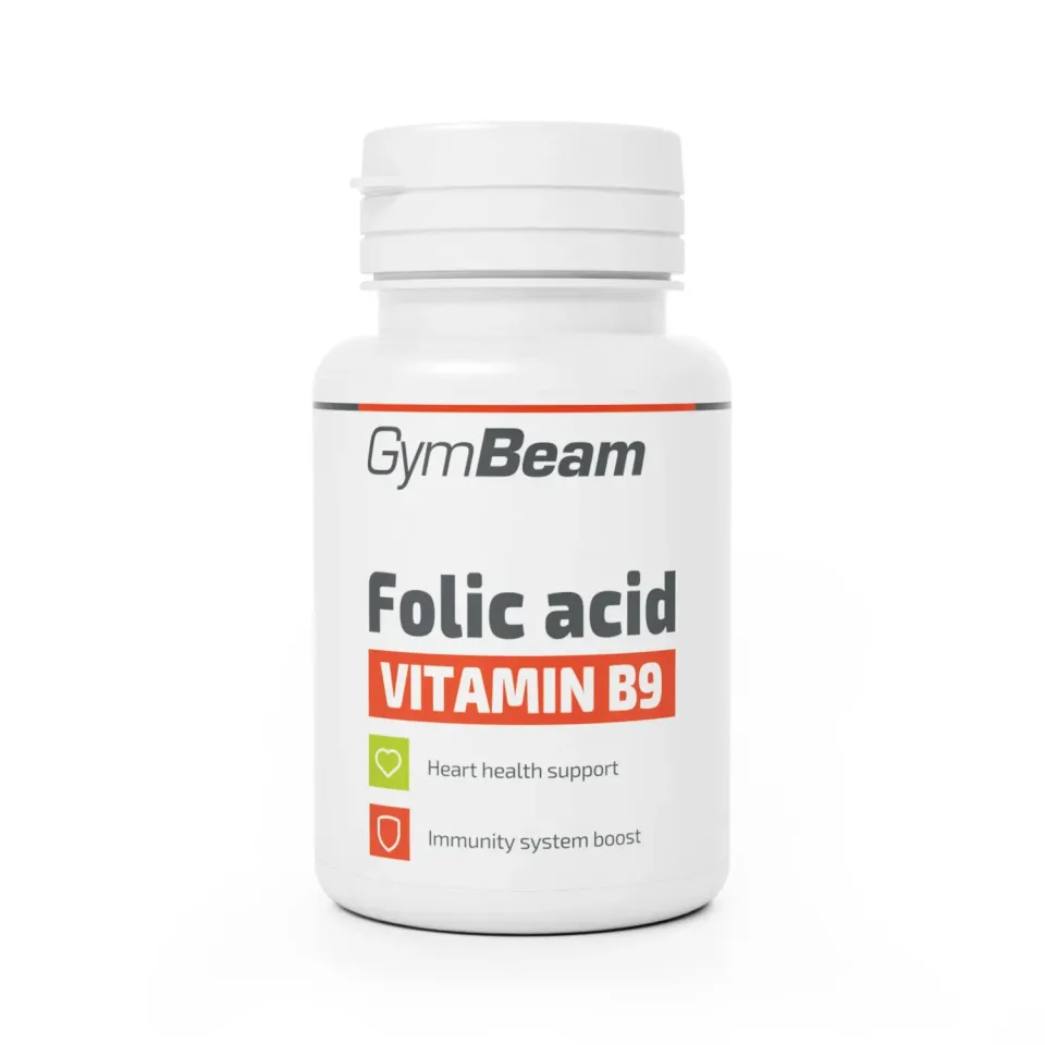 GymBeam Folsäure Vitamin B9 Tabletten 800 µg 90 Stück