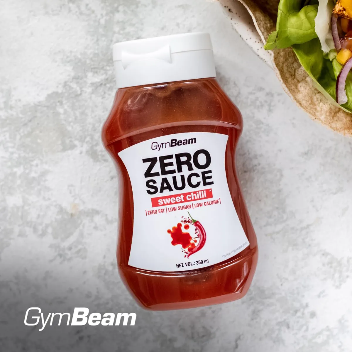 GymBeam ZERO Sauce Sweet Chilli 350 ml light