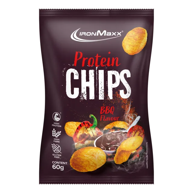 IronMaxx High Protein Chips Barbecue 60g vegan
