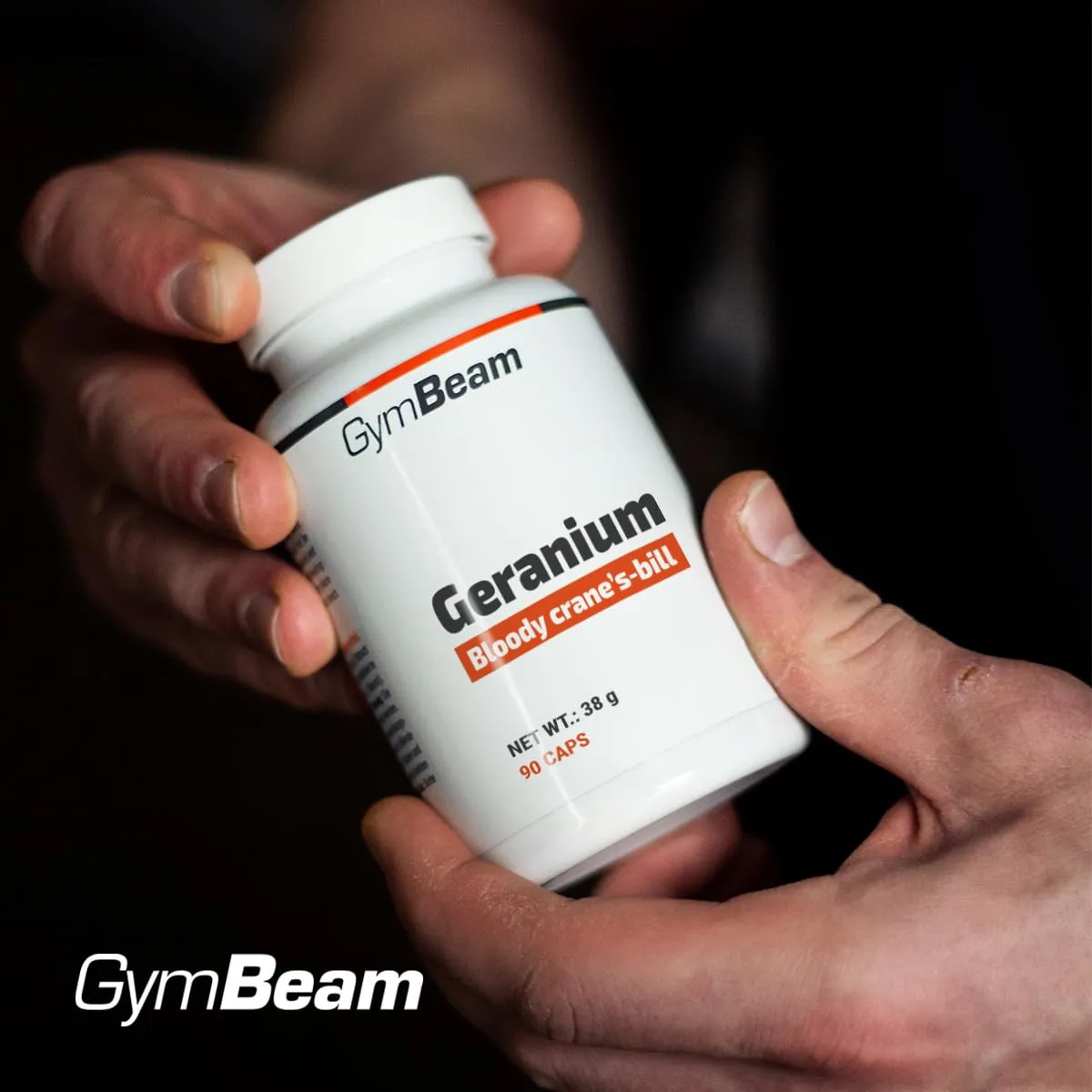 GymBeam Geranium Kapseln 90 Kapseln 20:1 Extrakt