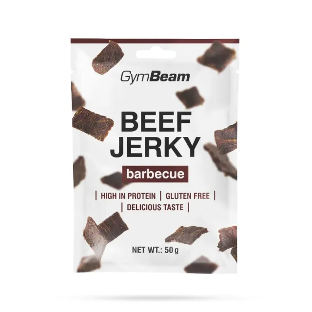 GymBeam Beef Jerky Rindersnack 50 g Barbecue