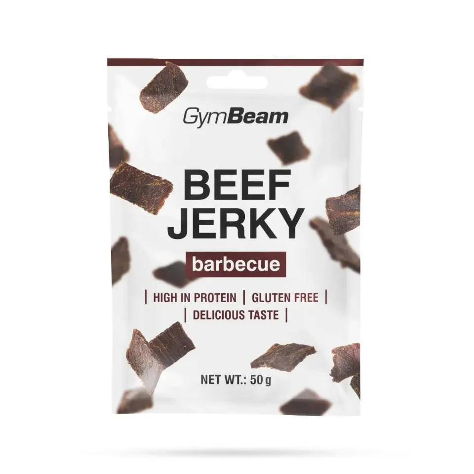 GymBeam Beef Jerky Rindersnack 50 g Barbecue