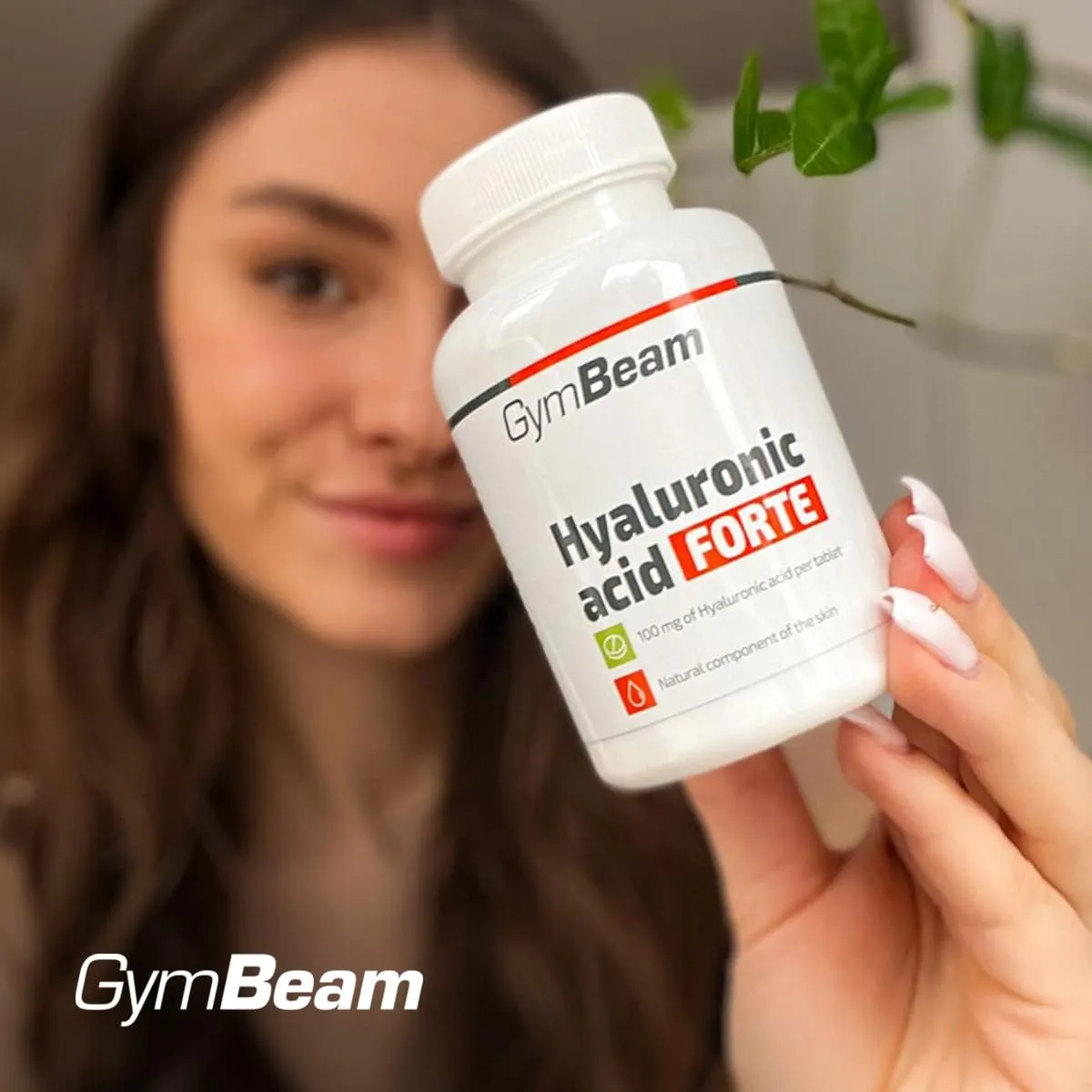 GymBeam Hyaluronsäure Forte Kapseln 90 Stück vegan