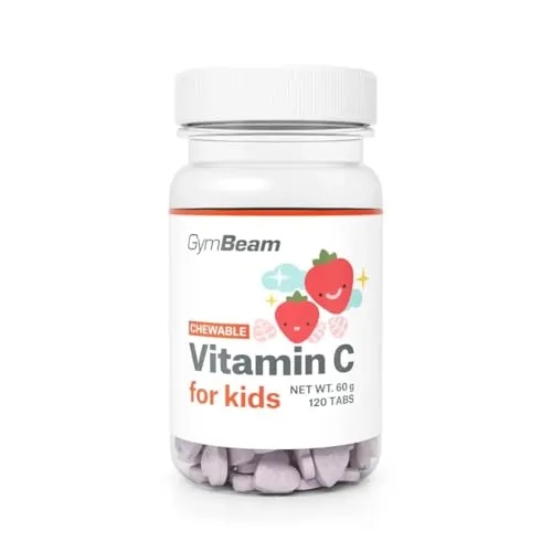 GymBeam Vitamin C Kinder Kautabletten 120 Stück Immun
