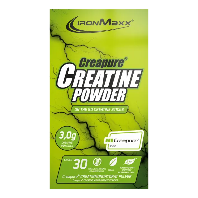 IronMaxx Creatine Creapure Sticks Kreatin 30x3,4g