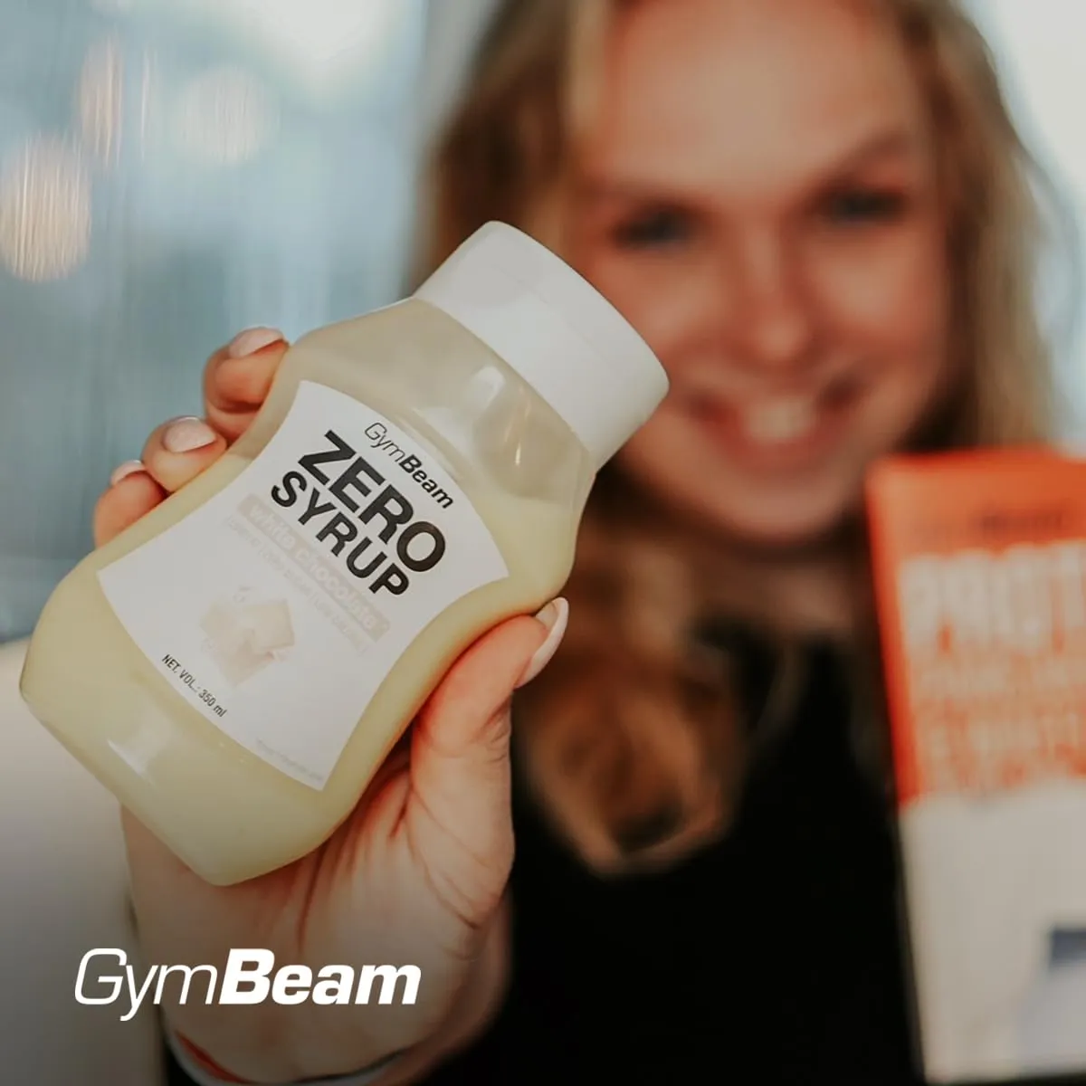 GymBeam Zero Syrup Weiße Schokolade 350 ml Sirup zuckerfrei