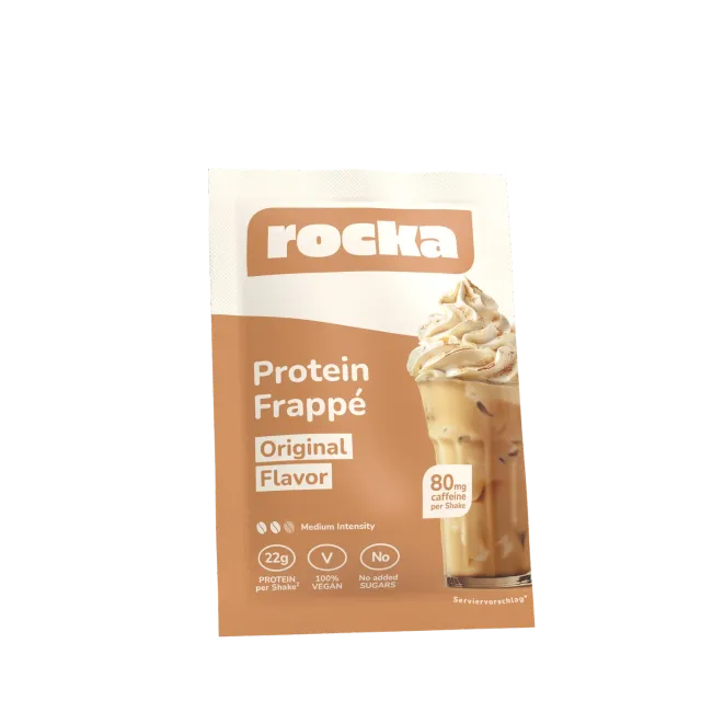Rocka Protein Frappé Probe 30g Original mit Koffein