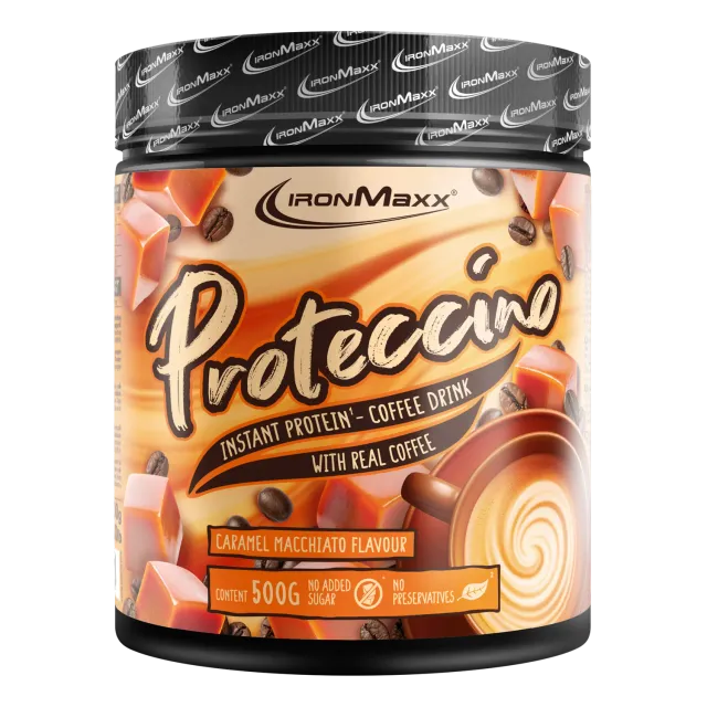 IronMaxx Proteccino 500 g Caramel Macchiato Kaffee