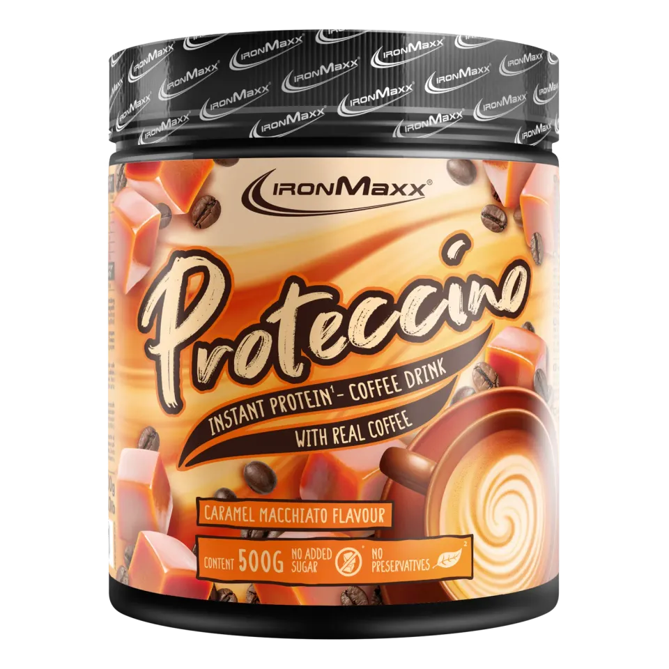 IronMaxx Proteccino 500 g Caramel Macchiato Kaffee