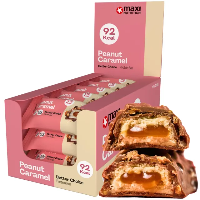 MaxiNutrition Better Choice Proteinriegel Peanut-Caramel 15x22,5 g