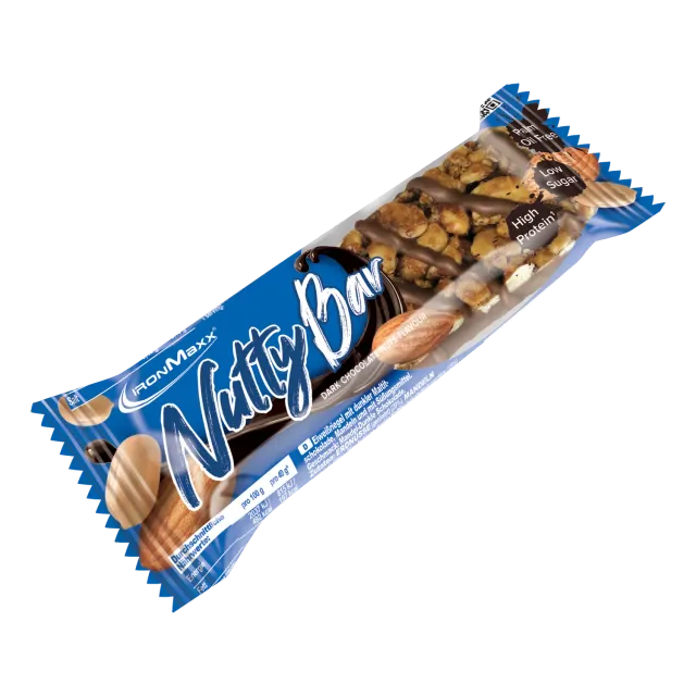 IronMaxx Nutty Bar Proteinriegel 40 g Dark Chocolate Nut Low Sugar