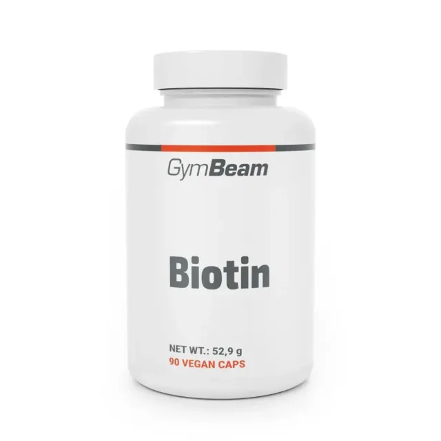 GymBeam Biotin Tabletten vegan für Haare Haut Nägel