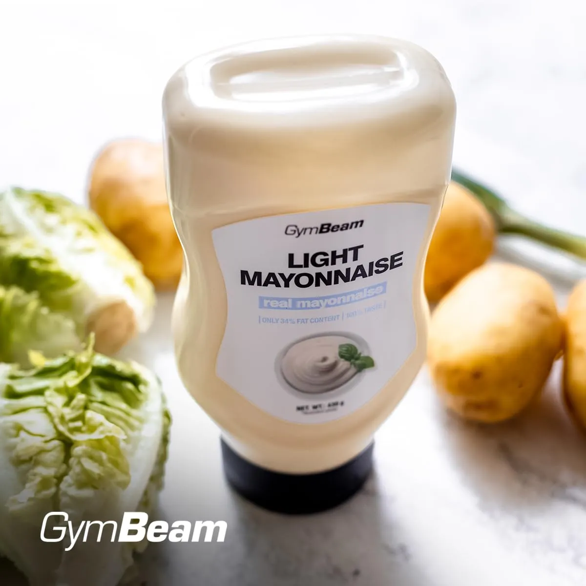 GymBeam Light Mayonnaise 4x430 ml kalorienarm