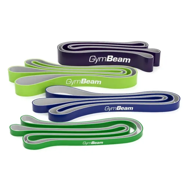 GymBeam DuoBand Set Widerstandsbänder 4er-Set doppelseitig