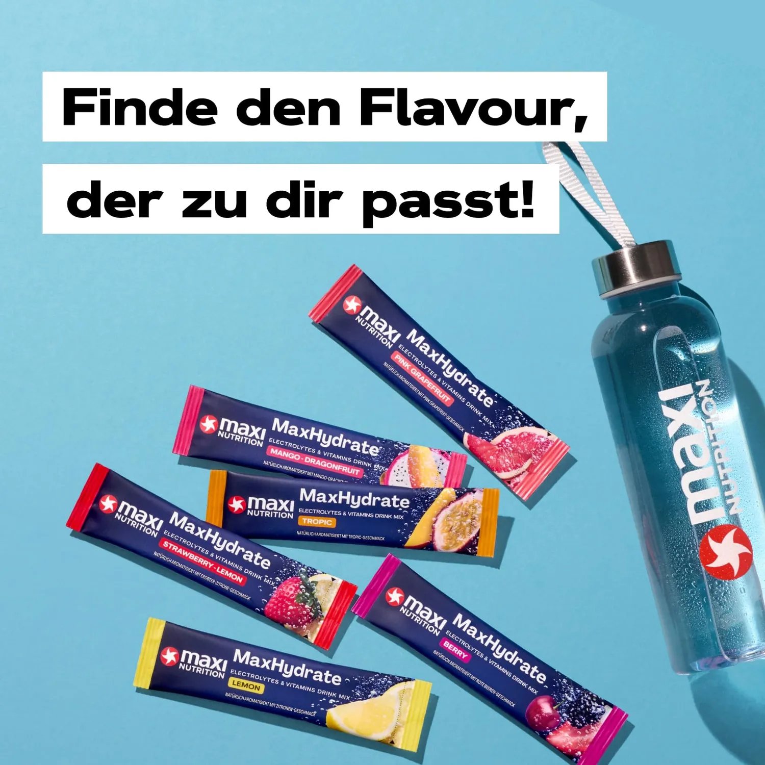 MaxiNutrition MaxHydrate Pulver Mango Dragonfruit 10 Sticks