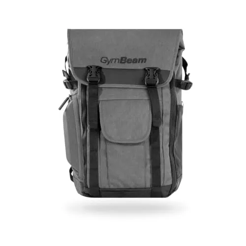 GymBeam Outdoor Rucksack Grau wasserdicht mit Laptopfach