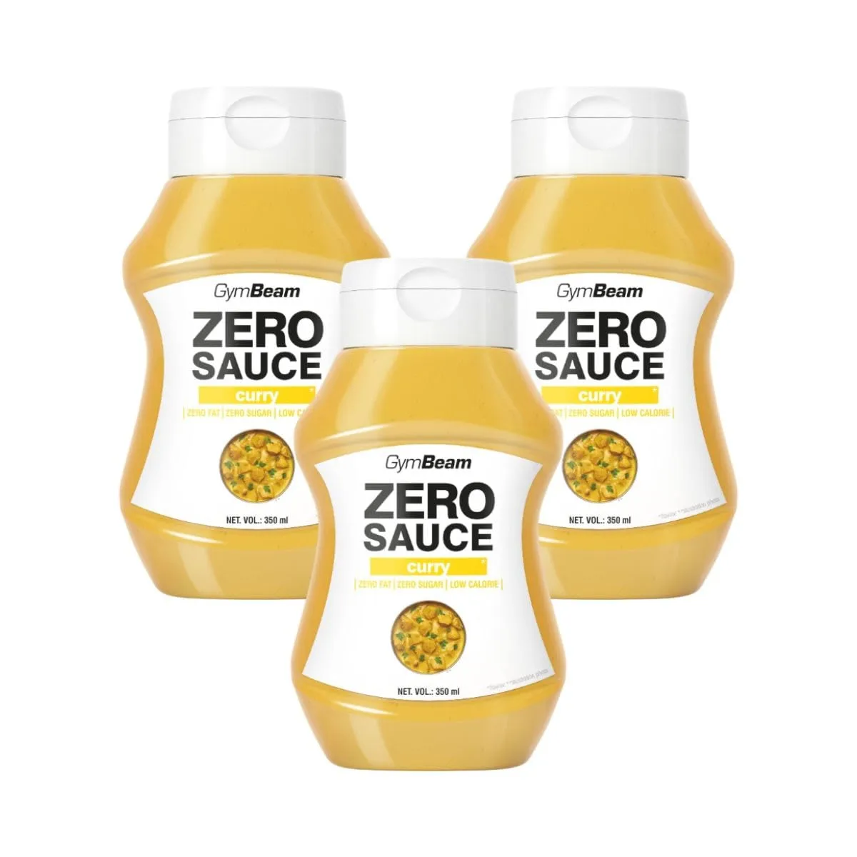 GymBeam ZERO Sauce Curry 350 ml zuckerfrei