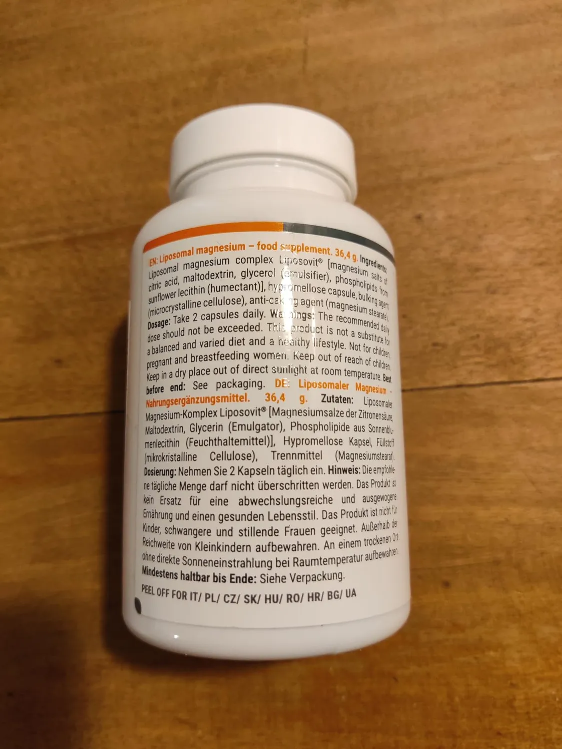 GymBeam Liposomales Magnesium 60 Caps LipoCellTech