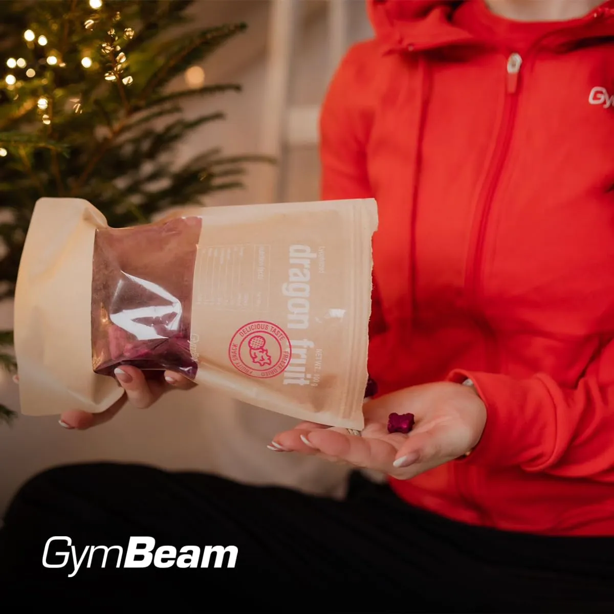 GymBeam Gefriergetrocknete Drachenfrucht 100g ohne Zuckerzusatz