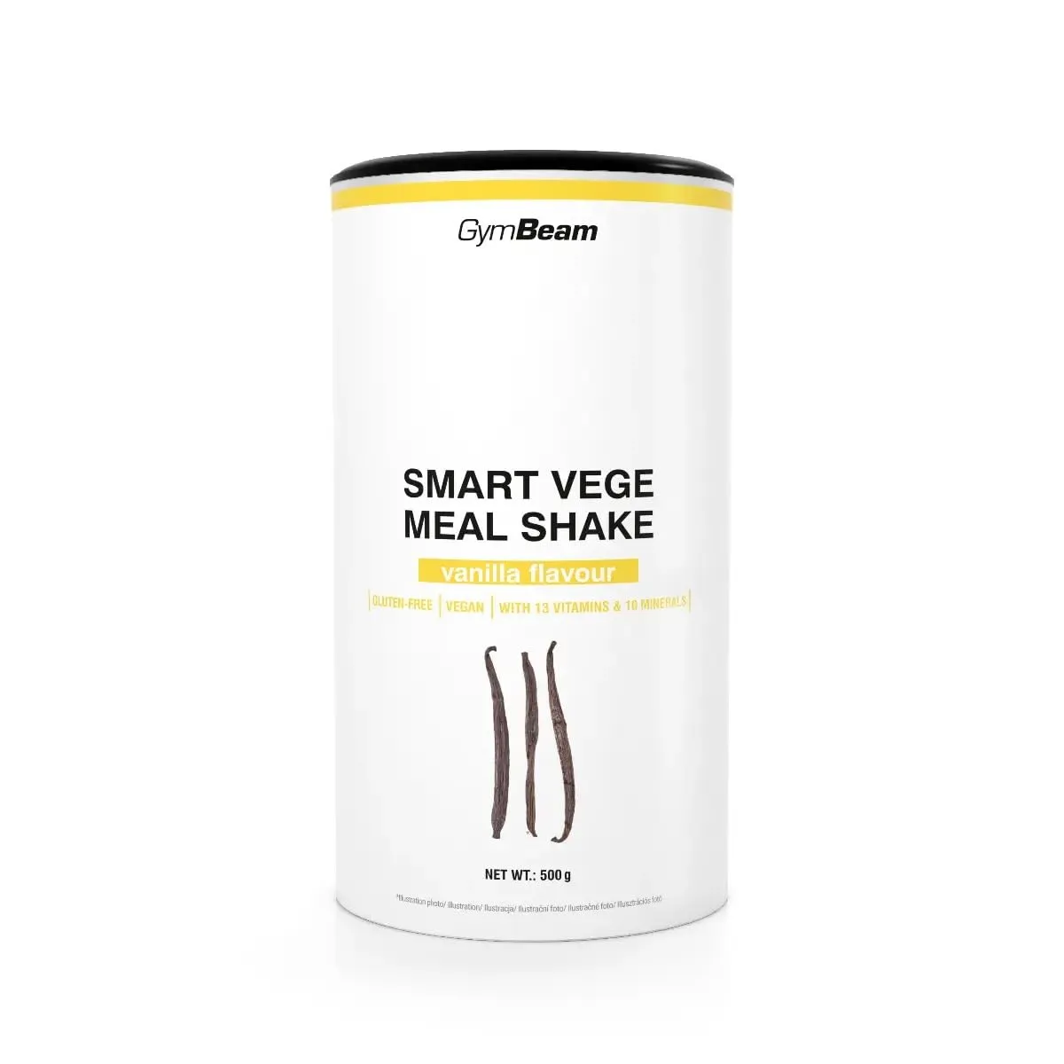 GymBeam Smart Vege Mealshake Chocolate 500 g proteinreich