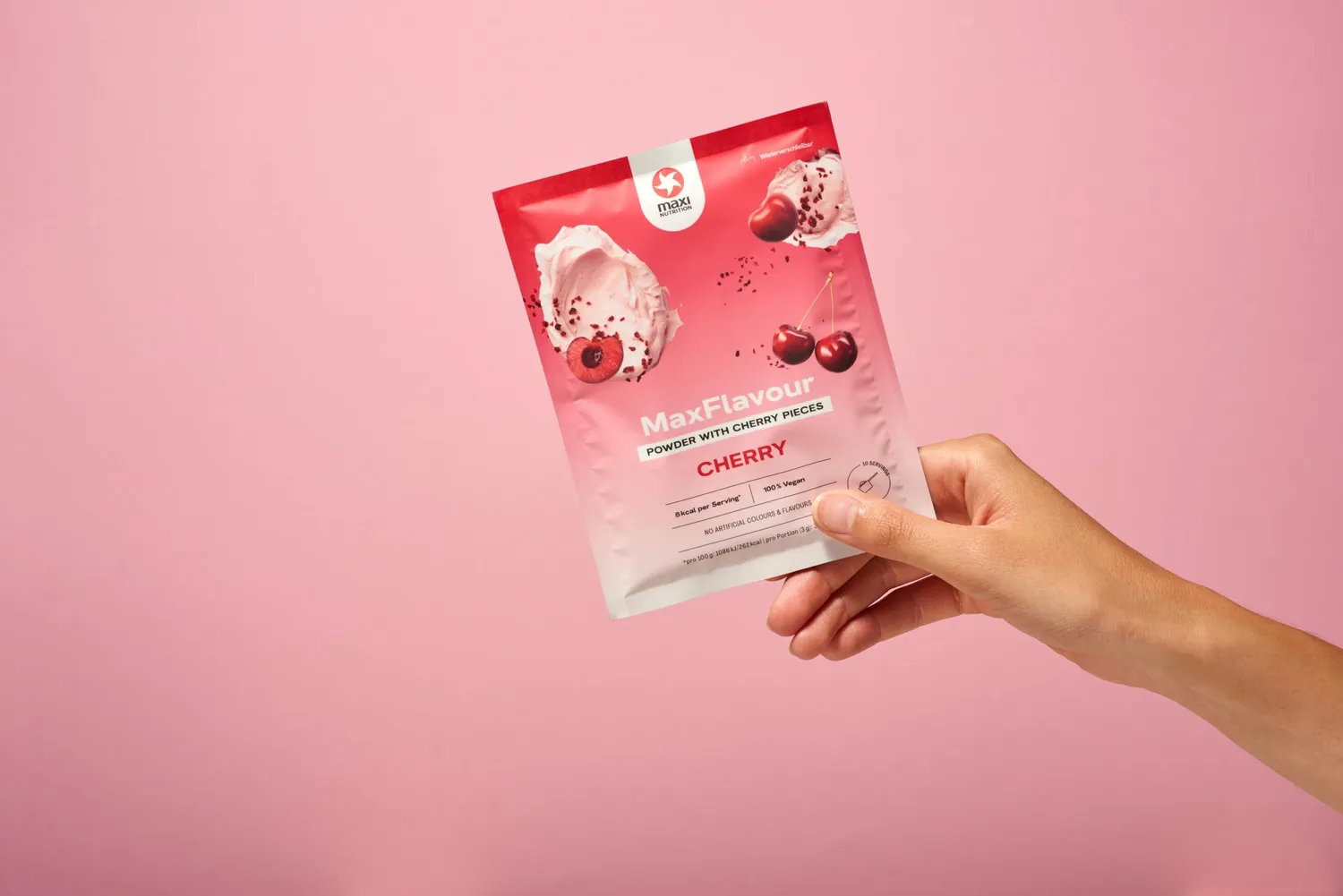 MaxiNutrition MaxFlavour Cherry Geschmackspulver 12x30g zuckerfrei