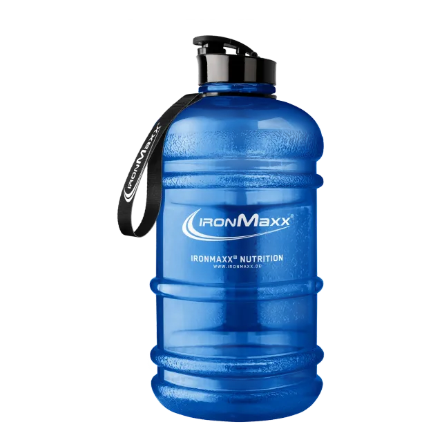IronMaxx Water Gallon 2200 ml Trinkflasche Blau BPA-frei
