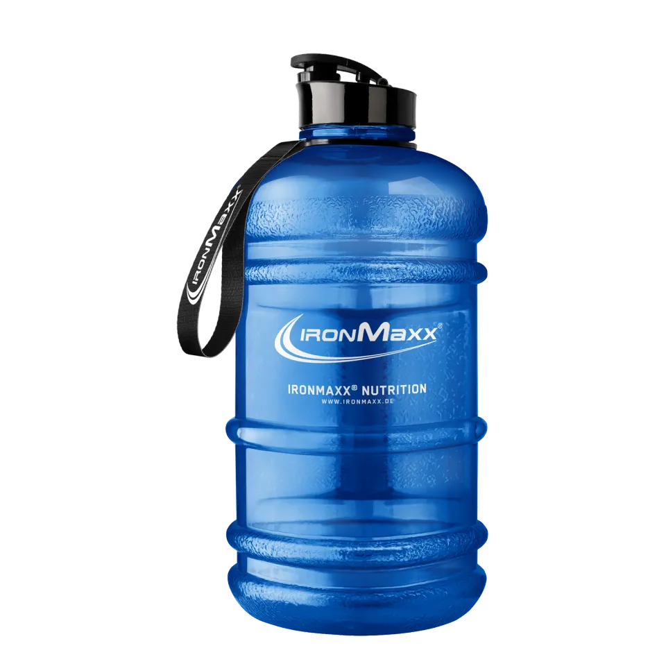 IronMaxx Water Gallon 2200 ml Trinkflasche Blau BPA-frei
