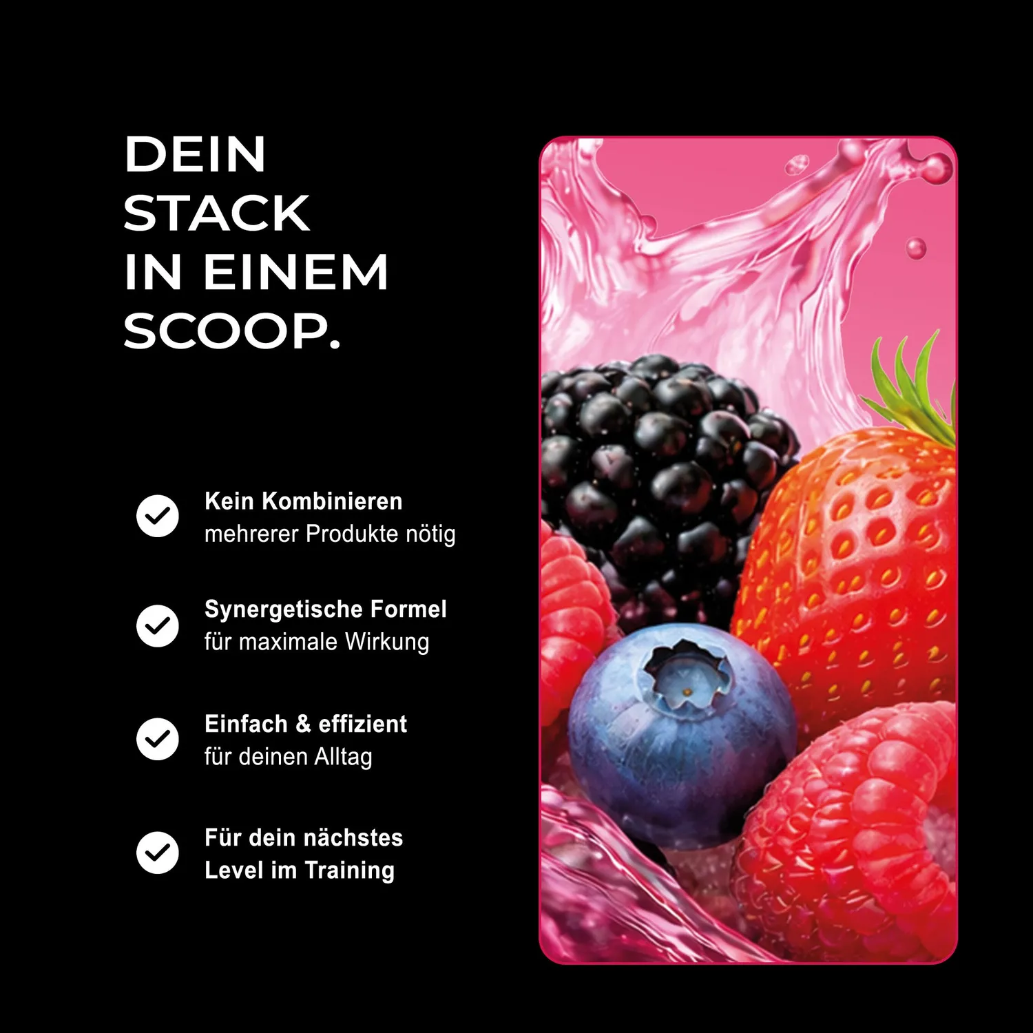 Neosupps Prime Stack Wildberry Creatin 450g vegan