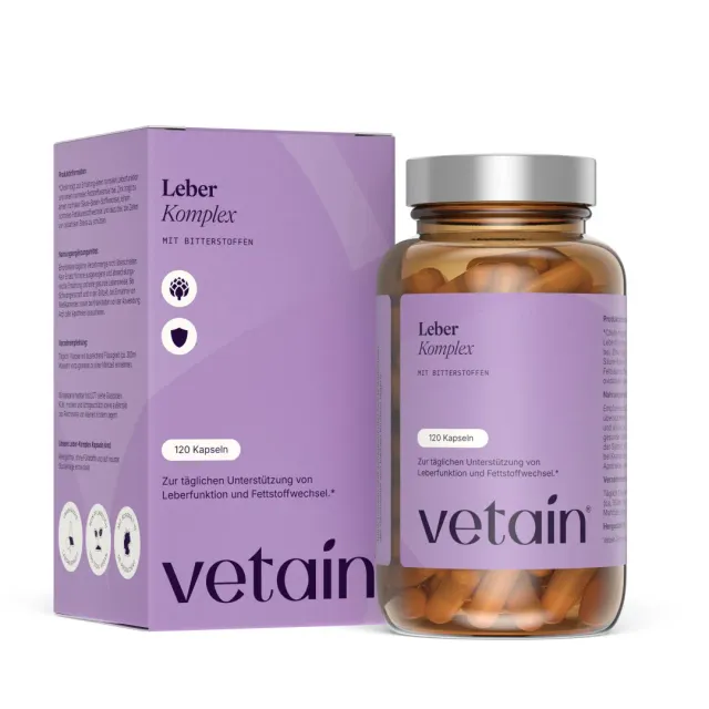 VETAIN Leberkomplex Kapseln 120 Stück vegan
