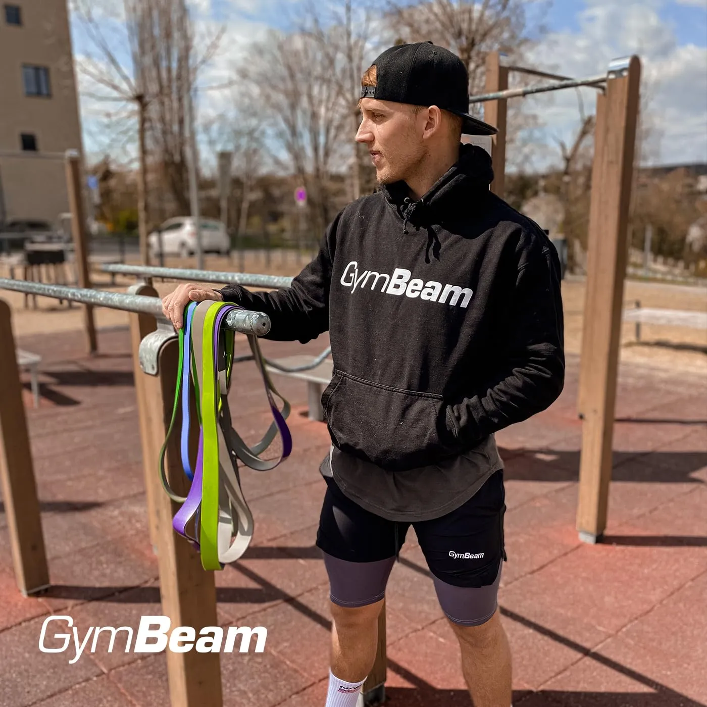 GymBeam DuoBand Set Widerstandsbänder 4er-Set doppelseitig