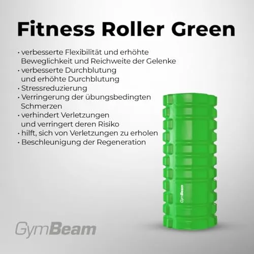 GymBeam M-Roll Faszienrolle 3D-Oberfläche schwarz