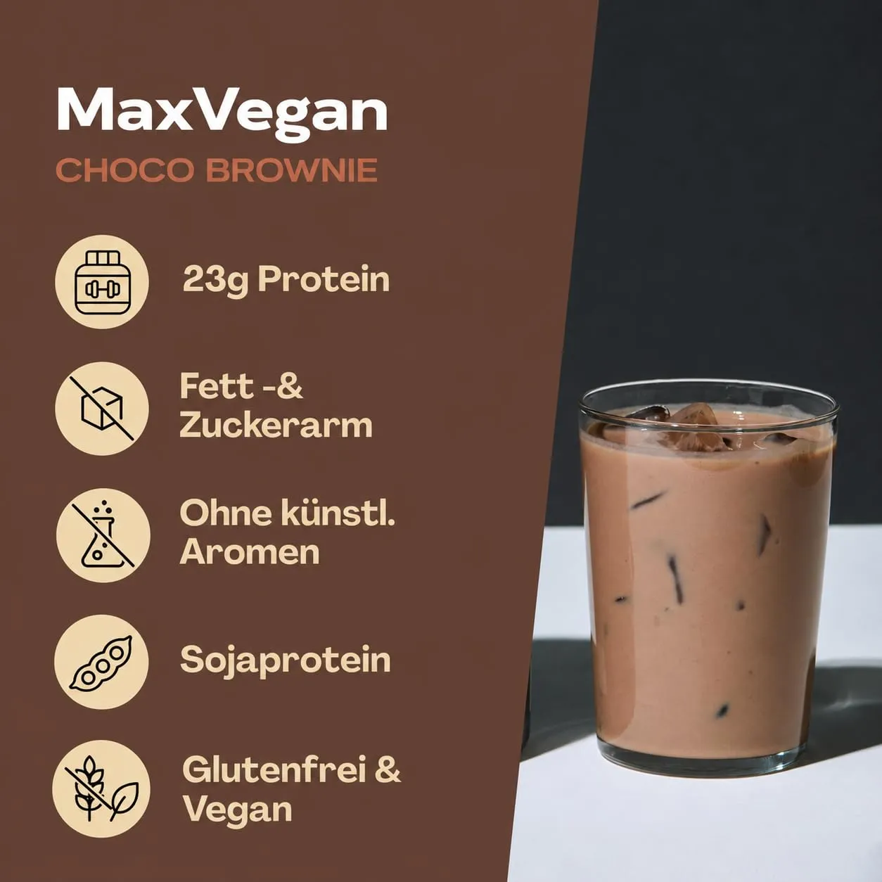 MaxiNutrition MaxVegan Proteinpulver Choco Brownie 270g