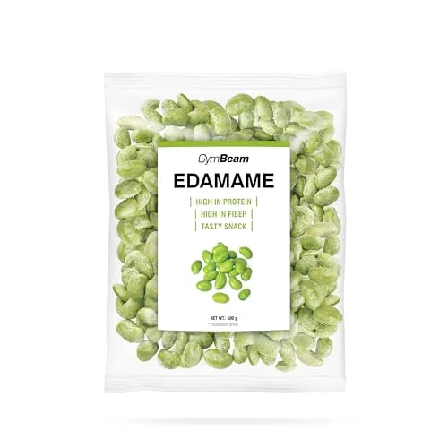 GymBeam Geröstete Edamame 500 g proteinreich gesalzen