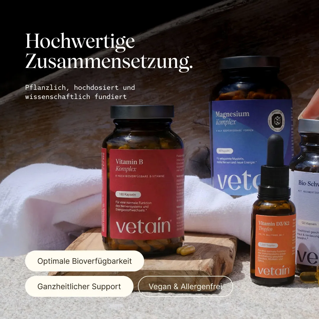 VETAIN Vital Bundle Magnesium Vitamin B Komplex Kapseln eBook