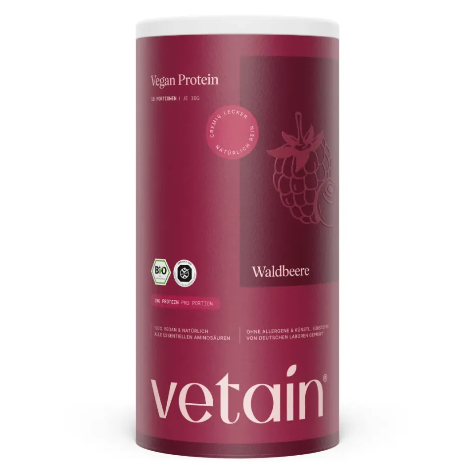 Vetain Vegan Protein Beere Proteinpulver 540g Bio