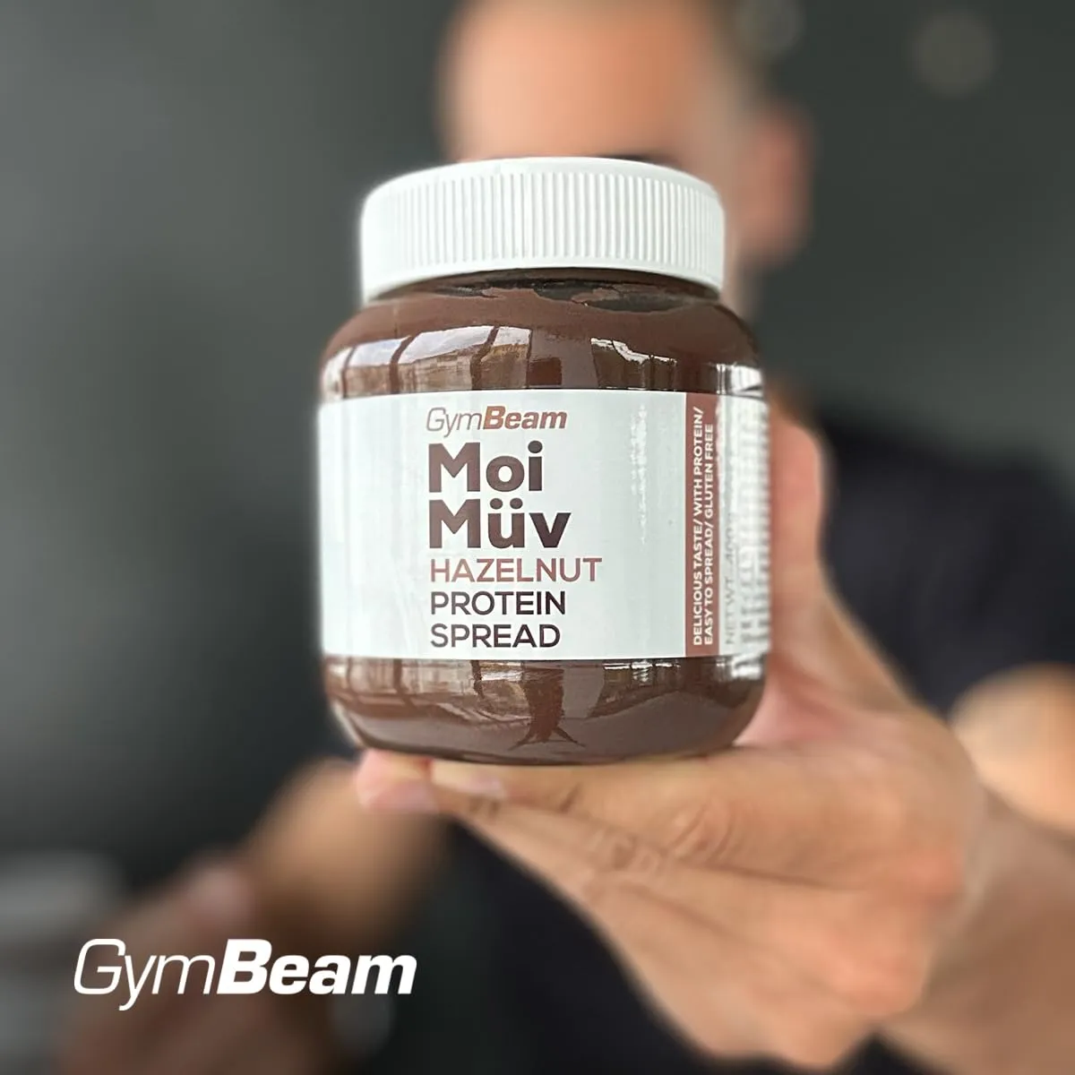GymBeam MoiMüv Proteinaufstrich Dreamy Hazelnut 400g