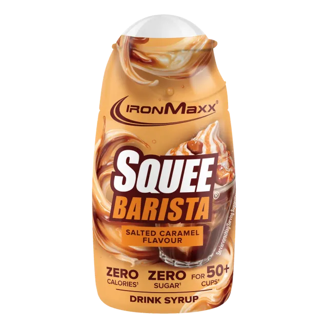 IronMaxx SqueeZero SqueeBarista Sirup 65ml Salted Caramel zuckerfrei
