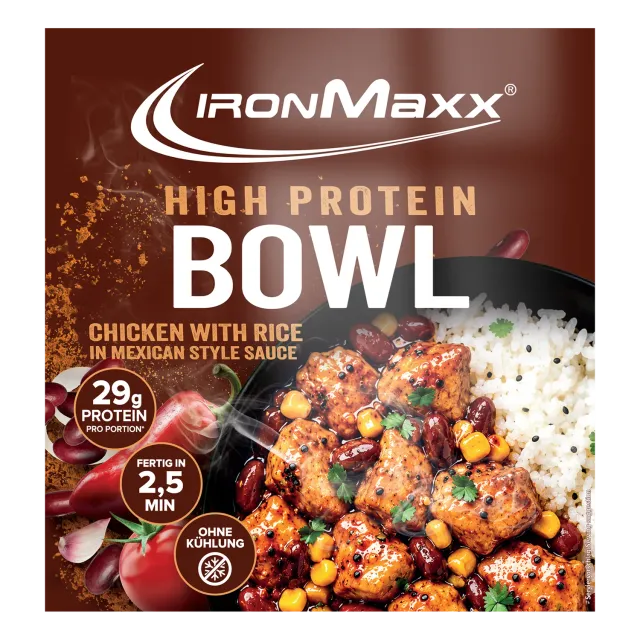 IronMaxx High Protein Bowl 420g Chicken Rice Mexican Style