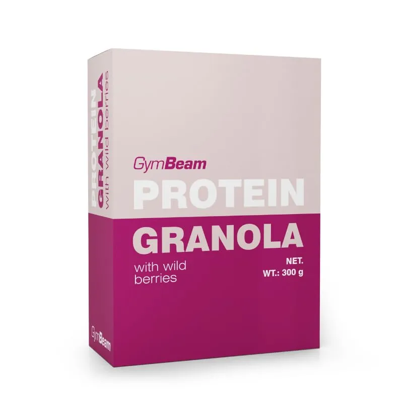 GymBeam Protein Granola Honig Mandel 300 g vegan