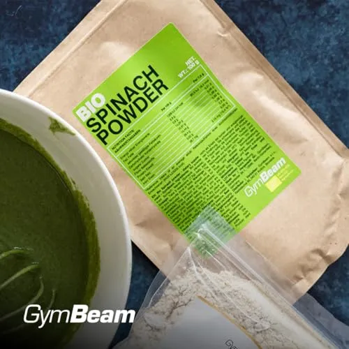 GymBeam Bio-Spinatpulver 100 g Superfood glutenfrei
