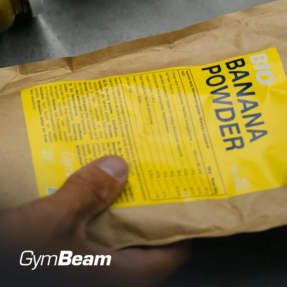GymBeam Bio Bananenpulver 200g vegan zuckerfrei