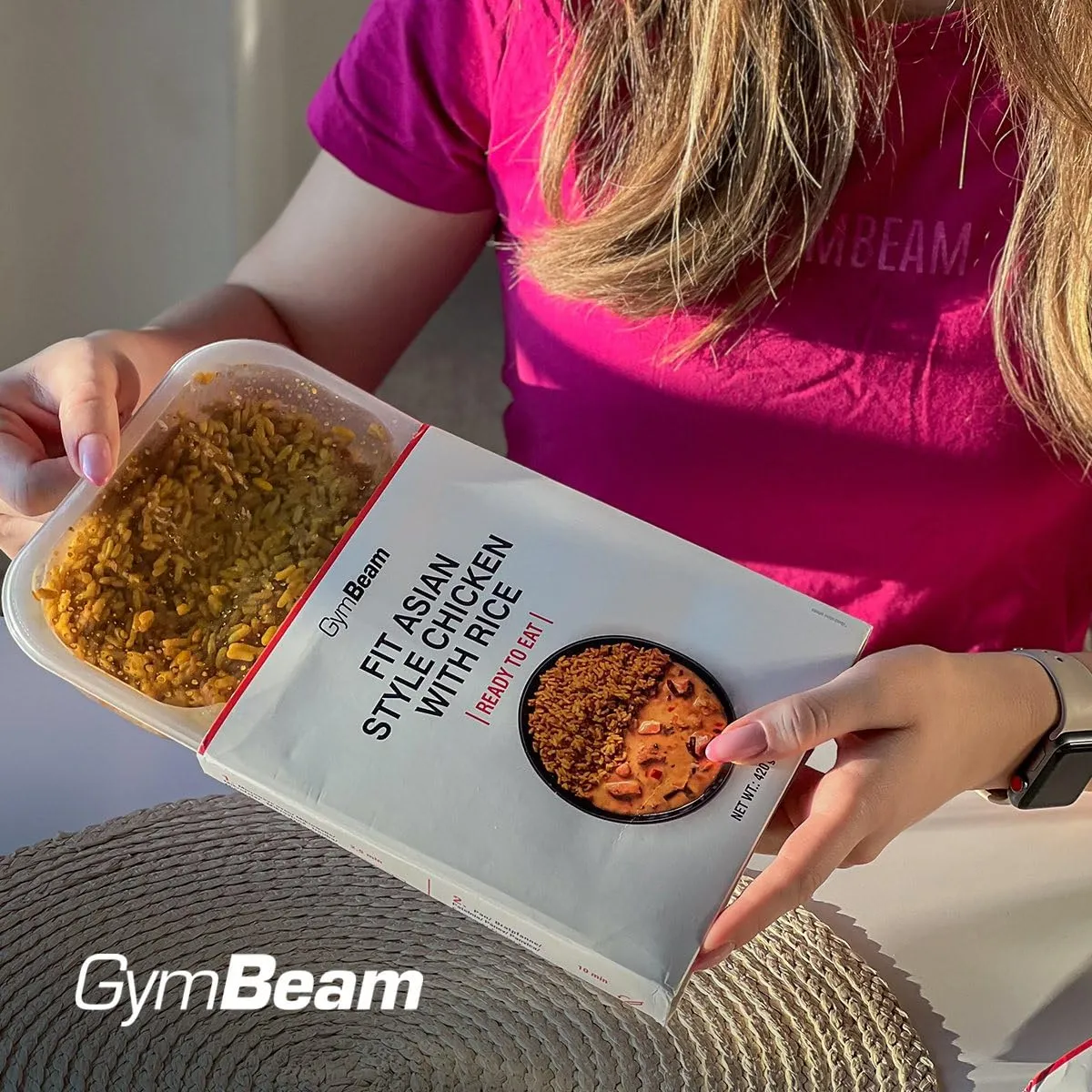 GymBeam Hähnchen Reis Fertiggericht 420 g asiatisch