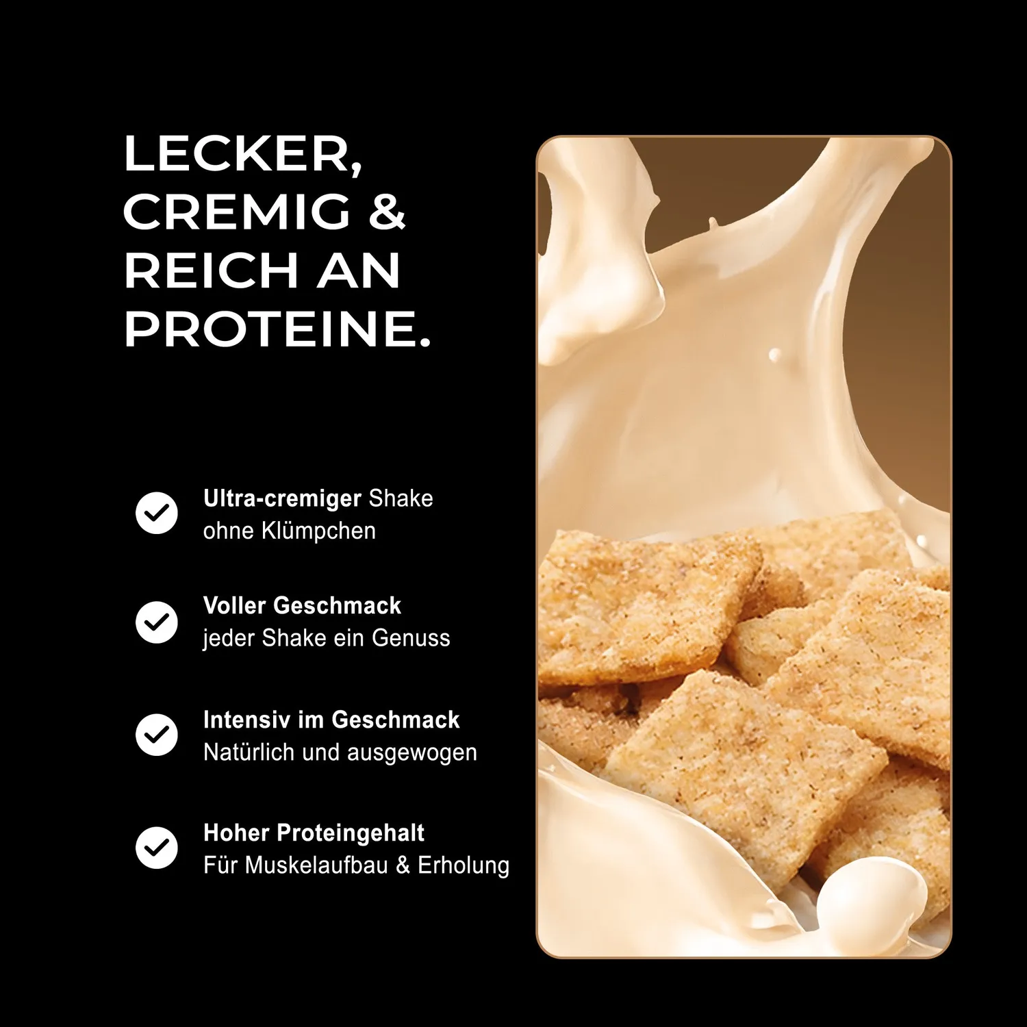 Neosupps Vision Whey Proteinpulver Cinnamon Cereal Milk 750g Laktase