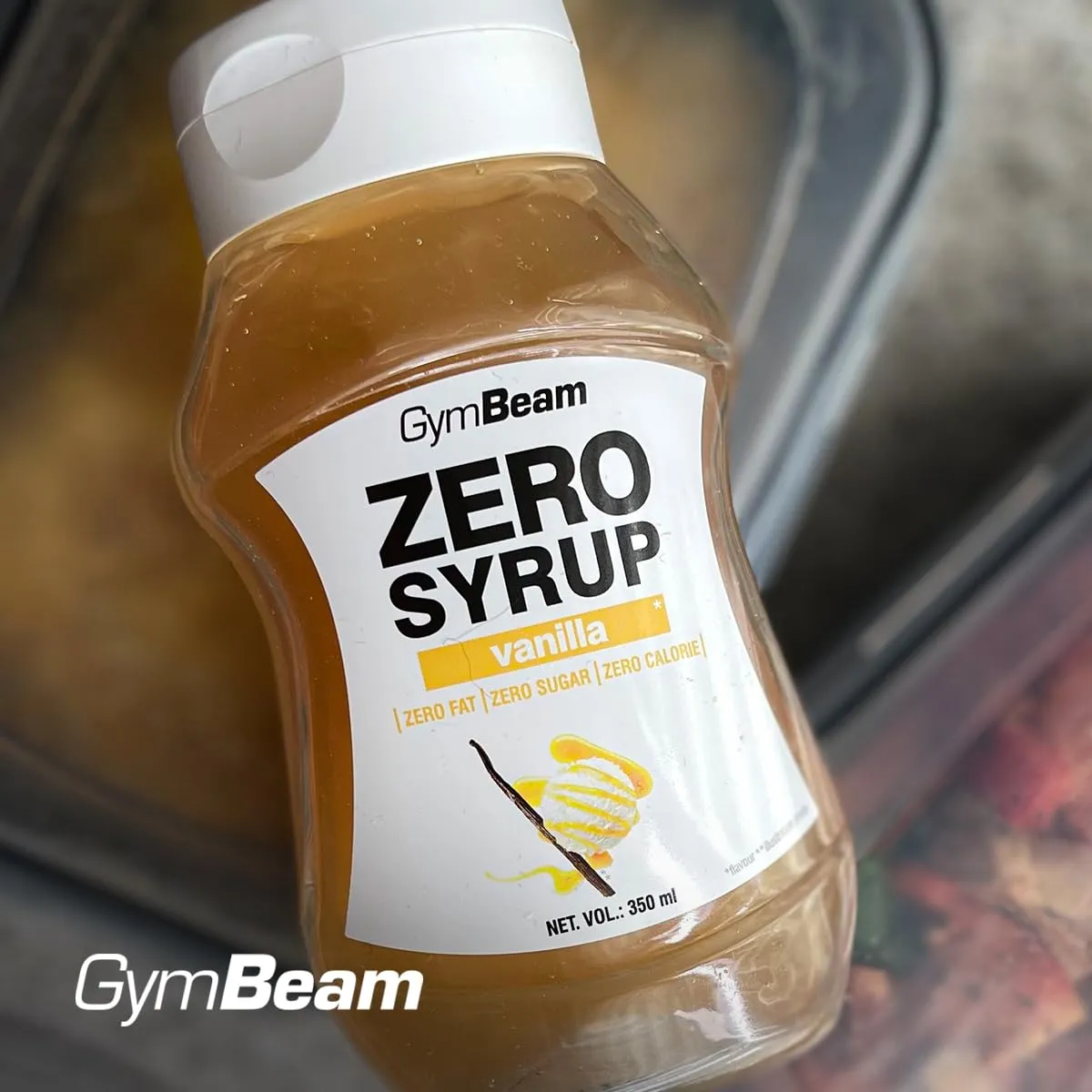 GymBeam Zero Syrup Vanille Sirup 3x320ml kalorienfrei